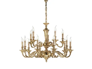 BORIS 098/10+5 - French Gold chandelier _ Possoni Illuminazione